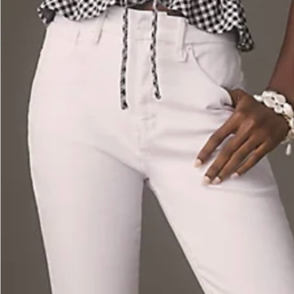 Gorgeous,Good American Good Legs Straight white jeans❤️ - Picture 7 of 7